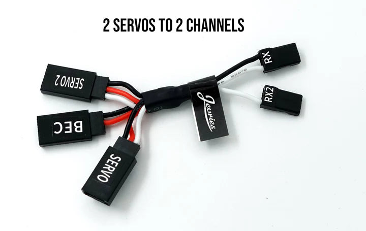 Jevries BEC Wiring Harness 2 Servo to 2 Channels
